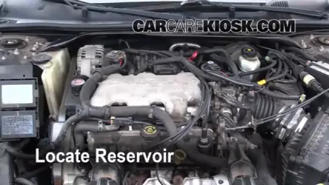 2001 Chevrolet Impala 3.4L V6 Liquide essuie-glace Ajouter du liquide